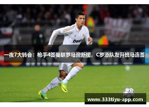 一夜7大转会：枪手4签曼联罗马迎新援，C罗添队友升班马连签